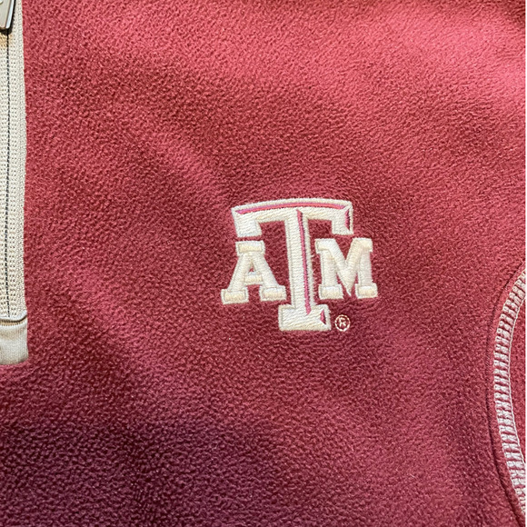 Antigua Women’s Texas A&M Maroon Quarter Zip Sweater Size S - Picture 2 of 9